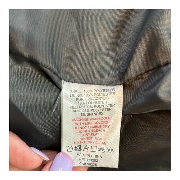 Apple Bottoms Men’s Fur Trim Double Layer Puffer Coat Size 1X Tall Streetwear - Picture 16 of 16